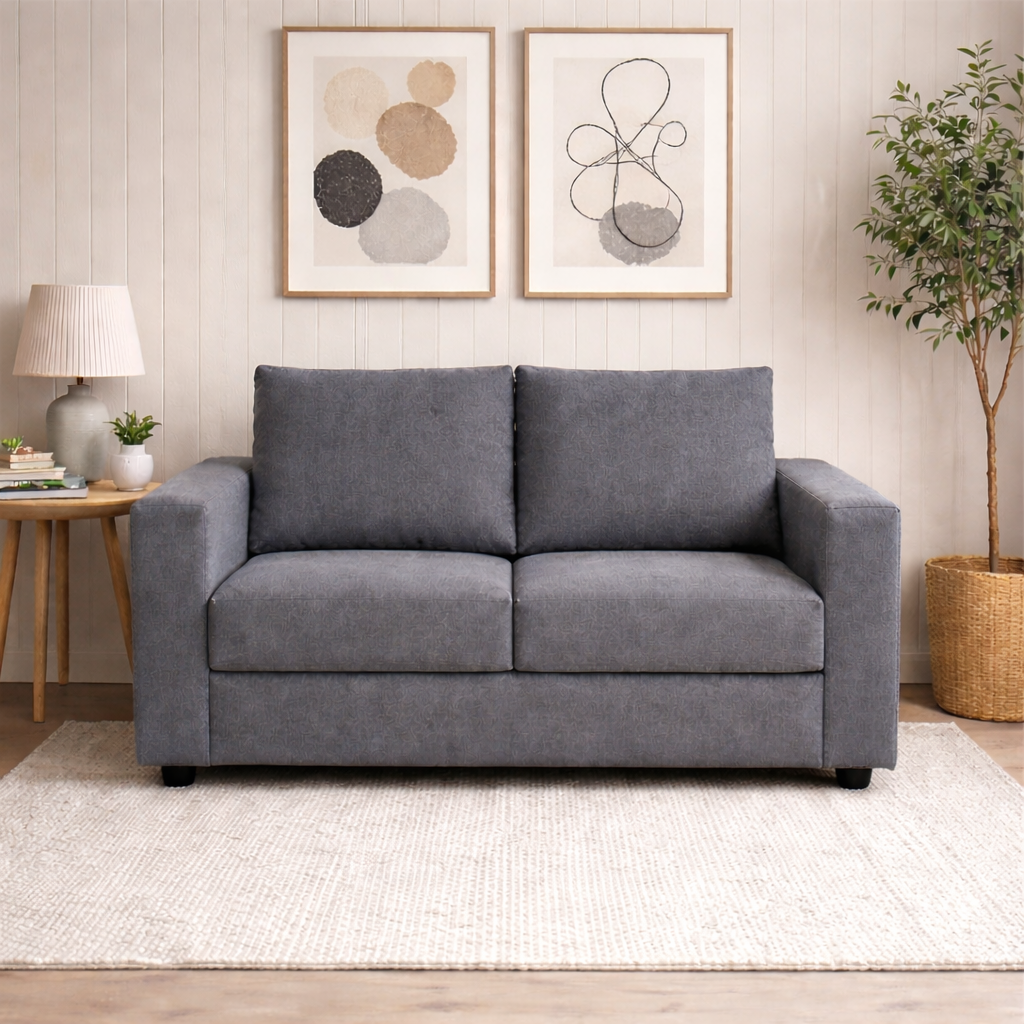 Klassik Grey 2 Seater Sofa by Elitrus