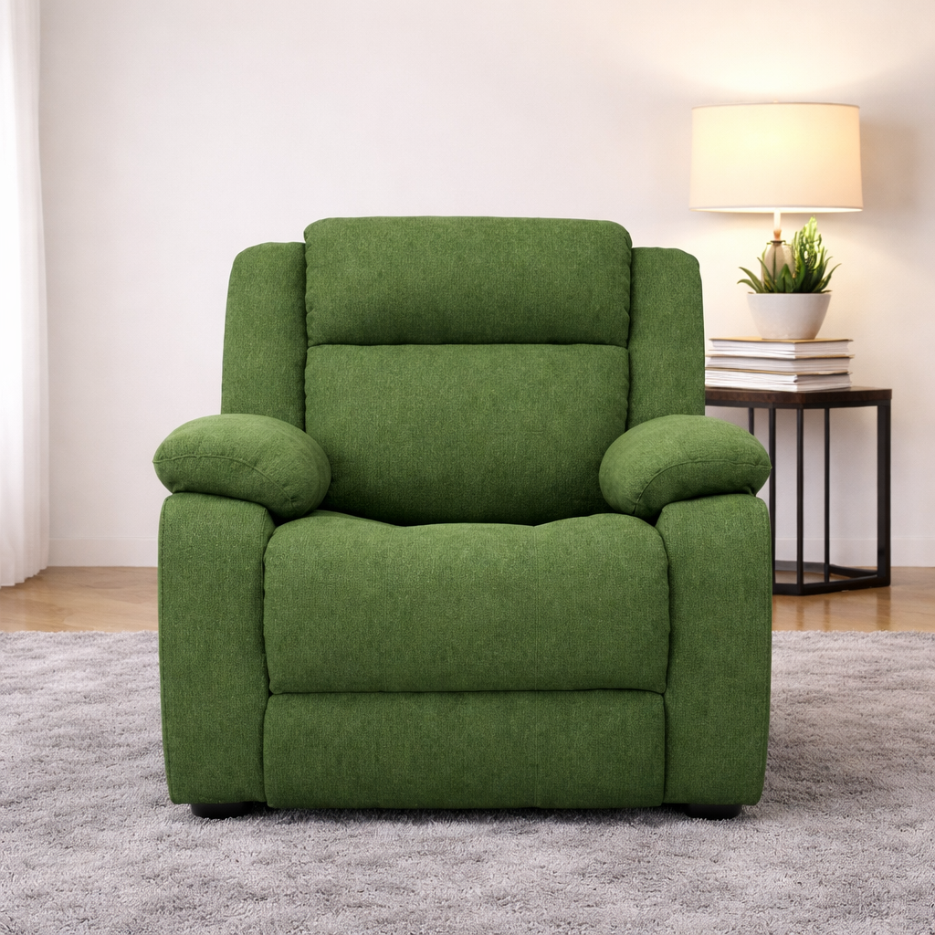 Klassik Green 1 seater Recliner by Elitrus 
