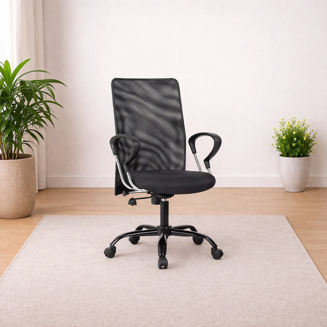 Elitrus Mesh Ergonomic Office Chair in Black Colour